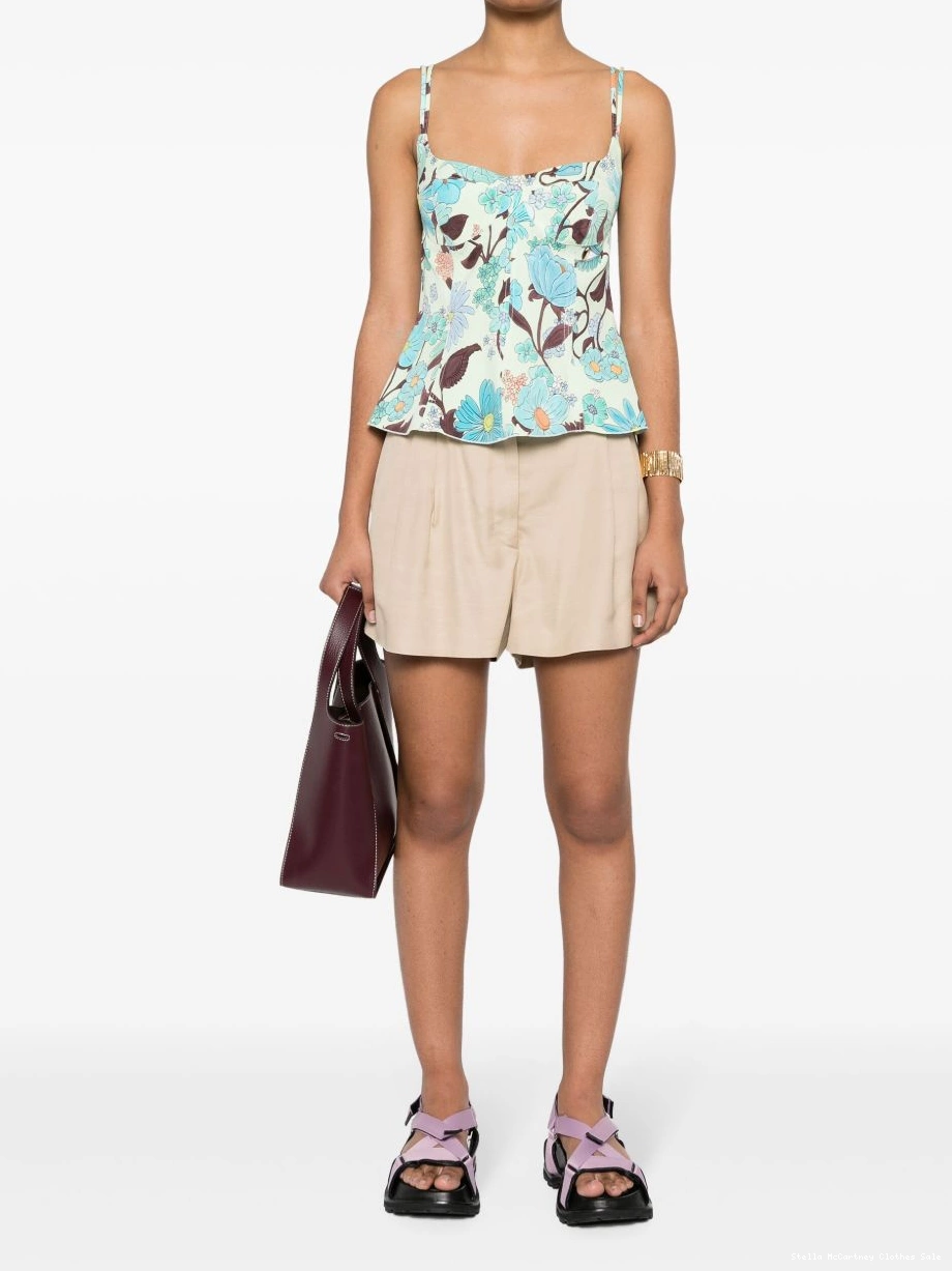 Affordable floral-print McCartney top cropped Stella Women 0724